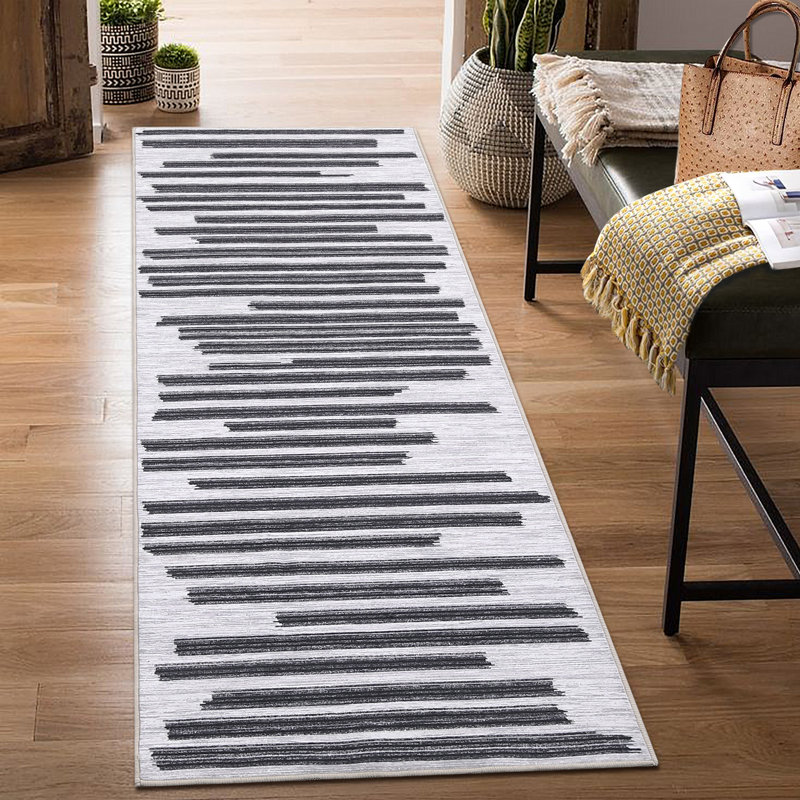 Kahley Washable Indoor Rug, Runner 2' x 6’