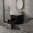 Gloss Wall-Mounted Bathroom Vanity With Mirro-1103263277-1103263274-1103263276
