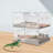 4Grid Acrylic Reptile Tank Terrarium Lizard Climbing Spider Snake Breeding Boxes