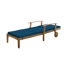 Chaise longue inclinable avec coussin et table Sonntag-929207073
