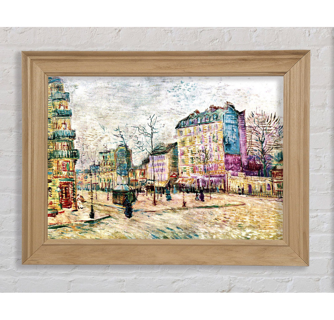 Van Gogh Boulevard De Clichy - Einzelner Bilderrahmen Kunstdrucke