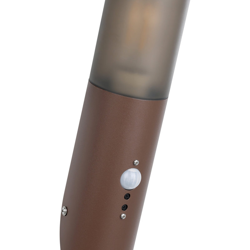 Satin Nickel 40cm H Outdoor Sconce