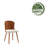 Anberlynn 18.9'' H Fabric Upholstered Beech Side Chair-705407694