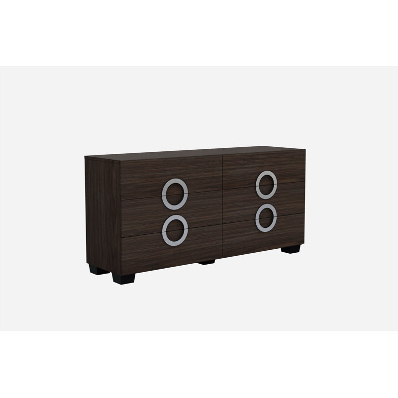 62'' W 6 - Drawer Dresser, Wenge