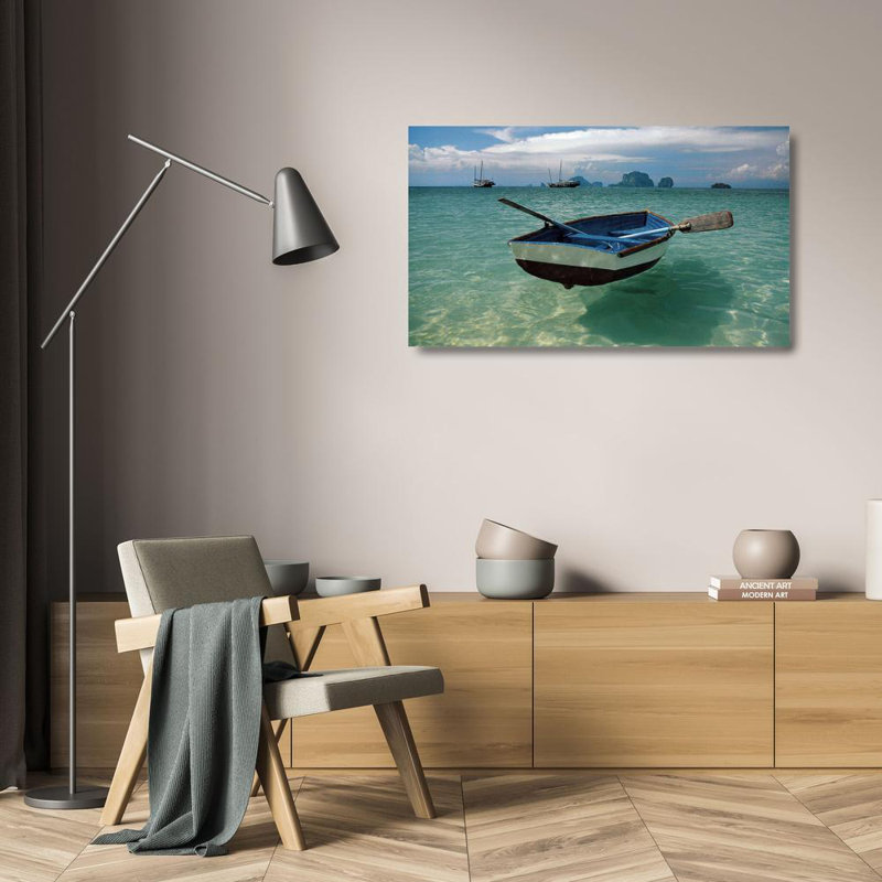 Andaman Sea, 14" H x 24" W