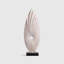 Ornements de sculpture sur bois blanc abstrait