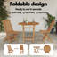 2 - Person Wood Patio Dining Set with