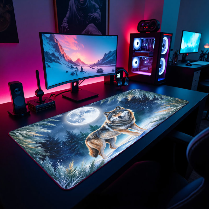 Polyester Desk Pad, 31.5x15.5