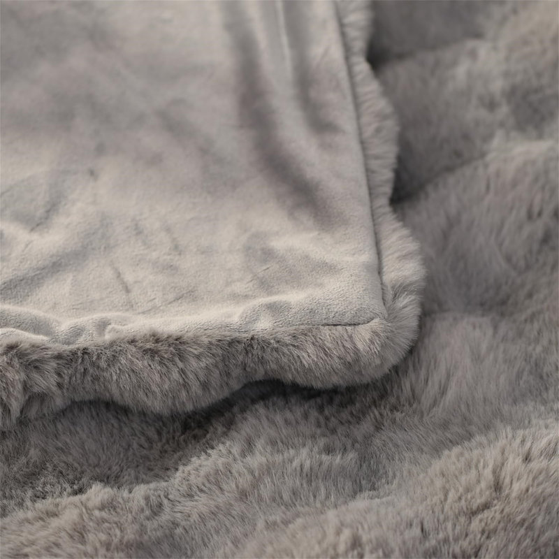 Bansri Throw Blanket, Grey, W200 x L150cm