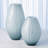 Cased Glass Stripe Vase-Blue-57567992