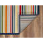 Tapis intérieur / extérieur rayé rouge / bleu / jaune Zaïre-335858821