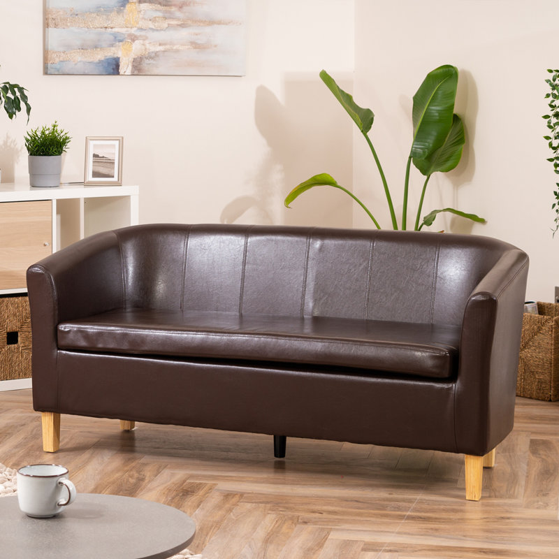 Lanesha 3 Seater Sofa, Brown