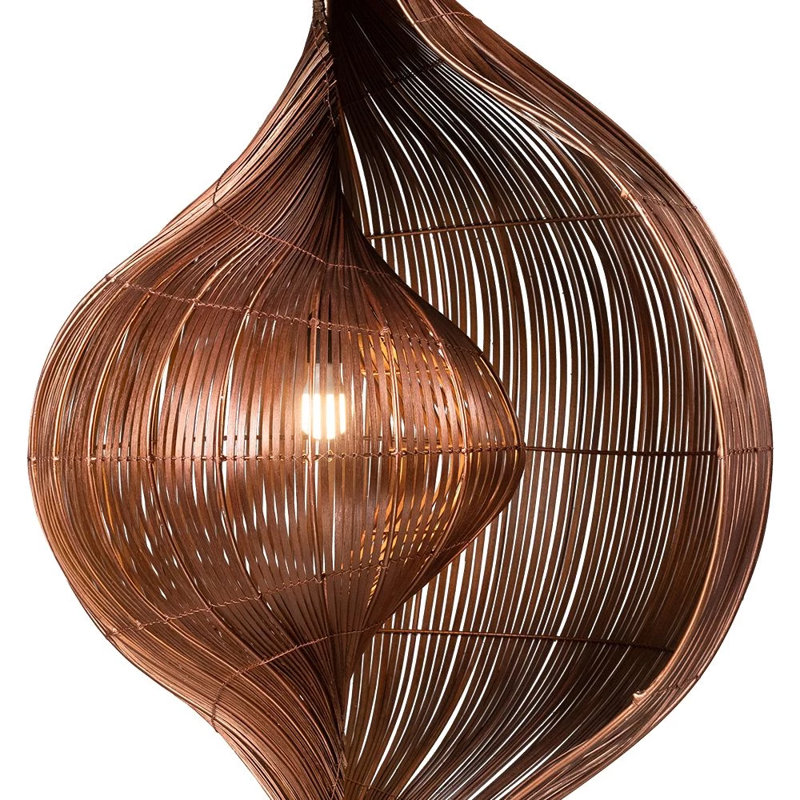 Conch 1 - Light Pendant, 39.25" H x 24.5" W x 21.5" D, Dark Copper