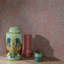 Papier peint rouge et bleu Samba Botanica-1906569201