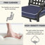 Chaise de patio en fonte d'aluminium 6 pièces avec structure et coussins-995802049-995802051