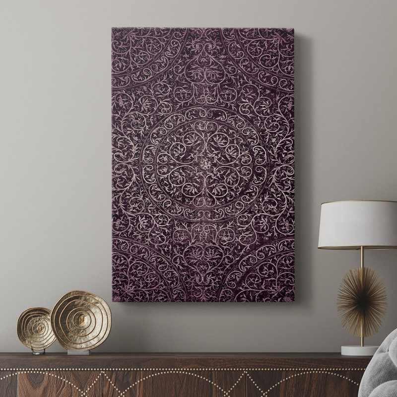 Impression abstraite rétro CXCV III - galerie enveloppée Cavas