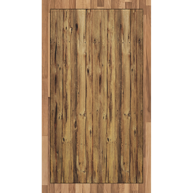 Sketchy Timber High Density Long Fiber Poly Threads Decorative Area Rug Carpet, Rectangle 2'7" x 5'