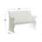 Payton Black Wood Storage Bench with Scrolled Armrests 50" x 24" x 36"-1716824606