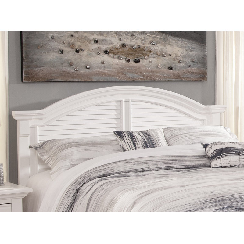 Benedith Headboard, Queen, Distressed Eggshell White