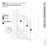 Vela 49 in. x 78 in. Fully Frameless Single Fixed Shower Panel-91036643