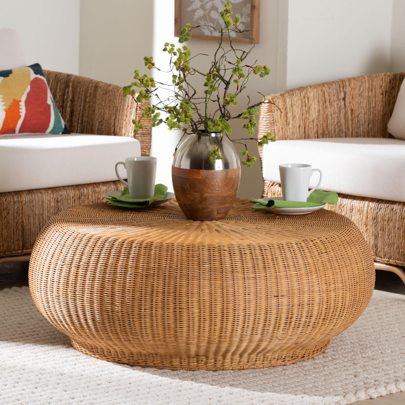 Table basse bali & pari Beatriz Natural Rattan