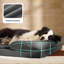 Lit orthopédique pour chien, canapé-lit lavable imperméable avec housse amovible, base antidérapante pour chiens de grande et moyenne taille-113294270-113294262