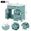 Meuble-lavabo simple avec plateau 35,4 Keiandra