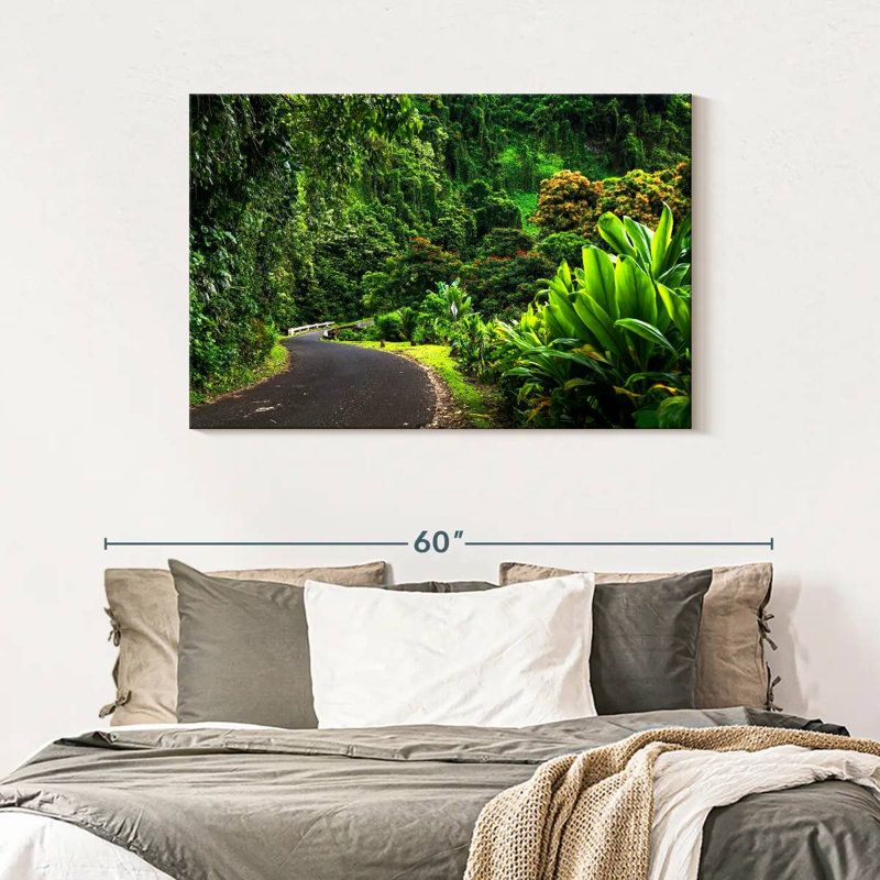 Hawaii Jungle Road, 30" H x 45" W