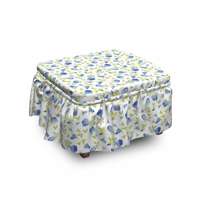 Ensemble de housse pour repose-pieds 2 pièces, Motif 2