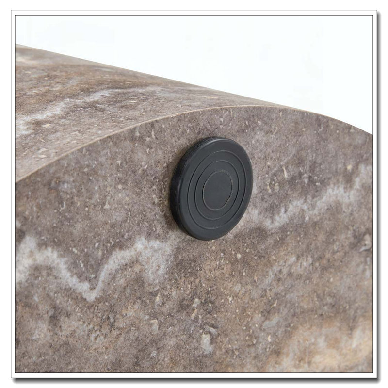 Table basse ronde, Gris