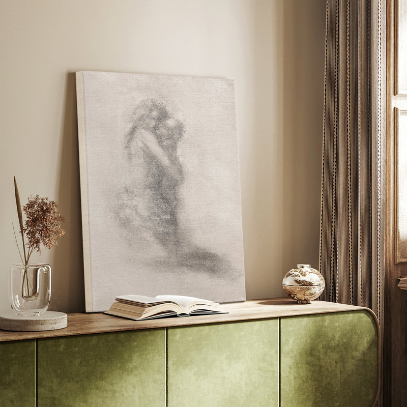 Framed On Canvas Print, 61" H x 41" W