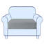 Box Cushion Armchair Slipcover-40420043