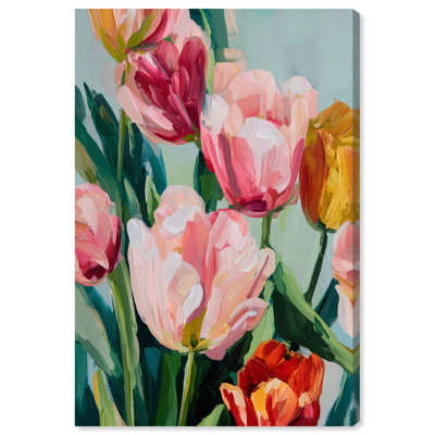 «Spring Tulips III», impression sur toile par Art Remedy, 24 x 36