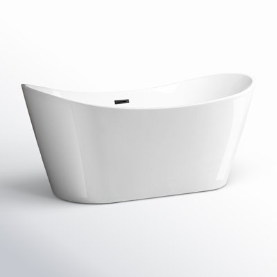 Vital 67" Freestanding Soaking Acrylic Bathtub
