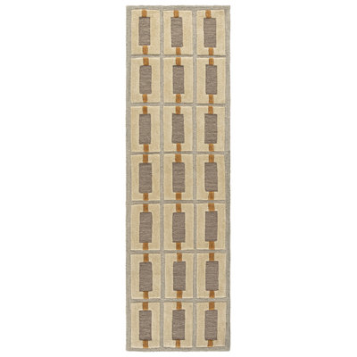 Genre: 751% touffeté à la main 80% laine; Tapis géométrique 20% coton