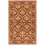 Dunbar Hand-Tufted Wool Wine/Gold Area Rug-19268584