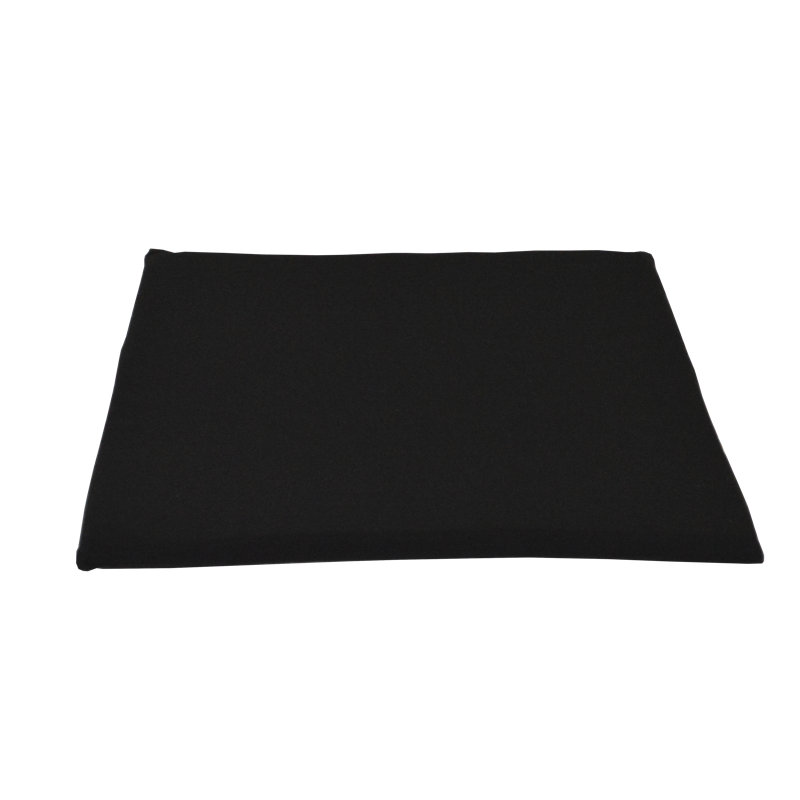 Coussin de chaise d'intérieur/extérieur, Noir, l 22 pi x P 38 po