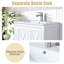 Ensemble de meuble-lavabo simple blanc 24 po