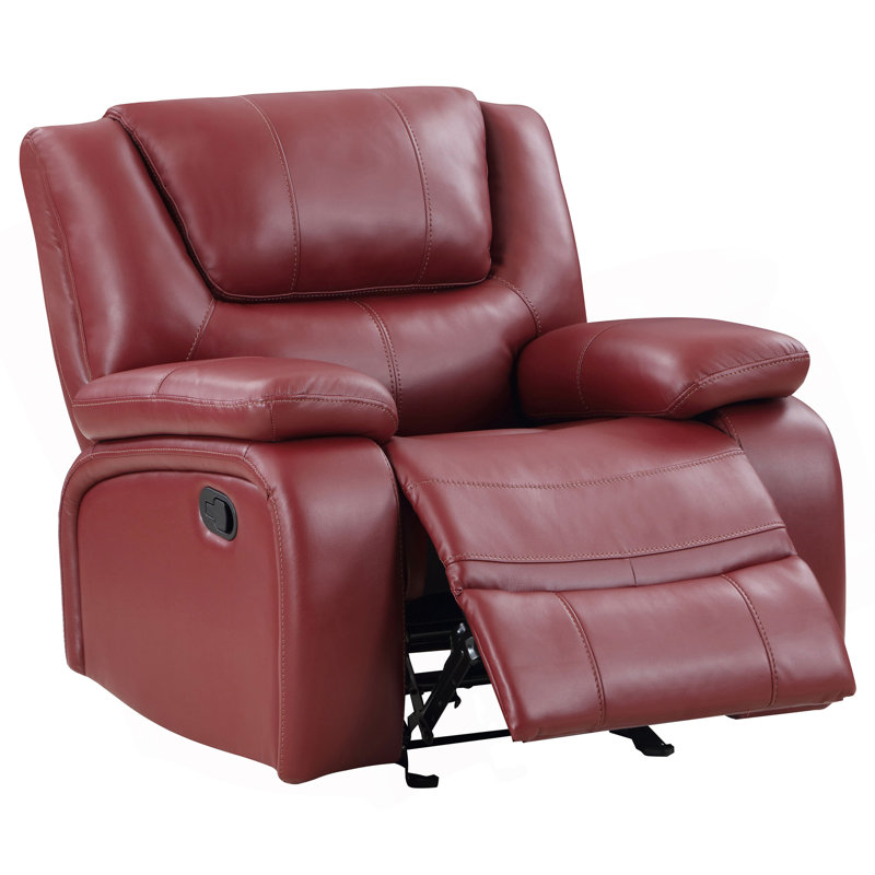 Fauteuil inclinable et oscillant Elodie, Rouge