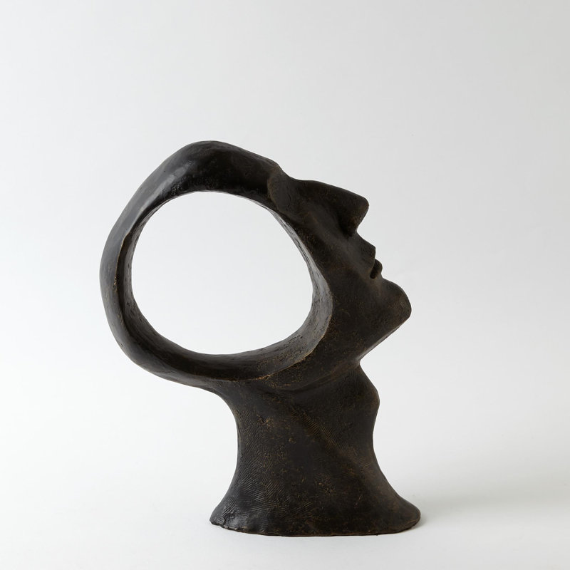 Hollow Head Man-Lg, 13" H x 11" W x 4" D