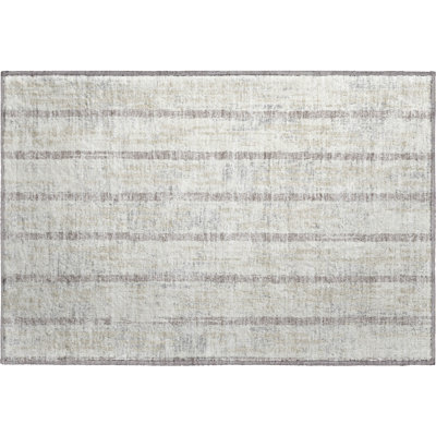 Premium Machine Washable Prisco Ivory Rug