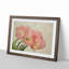 Pink Tulip Art in Abstract - Picture Frame Painting Print-55601212-55601215