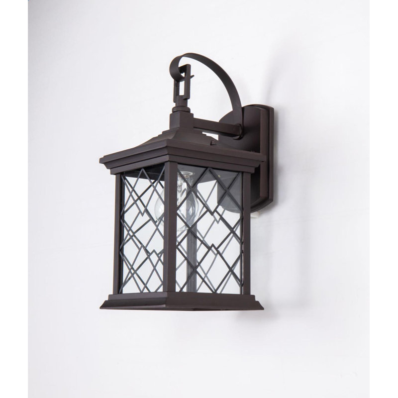 Lanterne murale d'extérieur 1 lumière noire