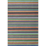 Colori Stripe Hand-Tufted New Zealand Wool Multicolor Area Rug