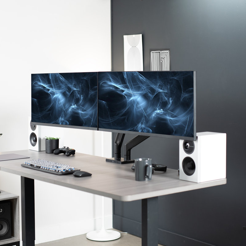 Support pour écran large VIVO à ressort mécanique ultra large pouvant accueillir un écran de 45 po ou moins (Stand-V200D)