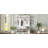 Modern Hallway Hall Tree With Metal Hooks And Storage Space, Multi-Functional Entryway Coat Rack With Shoe Cubbies-2141004477