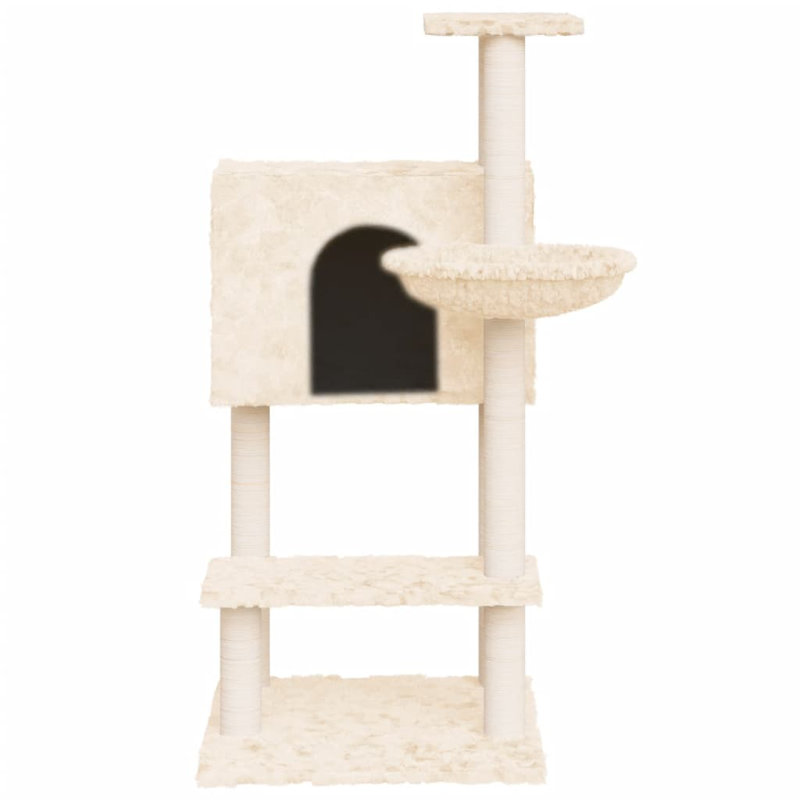 110cm Fischer Cat Condo, Cream