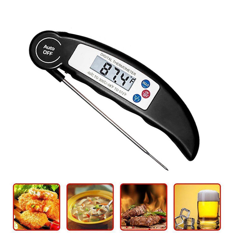 Digital Foldable Thermometer Food BBQ Meat Oven Instant Read Food  Thermometer For Cooking Digital Kitc… in 2023
