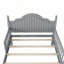 Lit plateforme double en bois avec tête et pied de lit, clôture-817820609-817820638