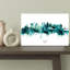 Tokyo Watercolor Skyline Contemporary Wall Art Print by Michael Tompsett - 1 Piece Wrapped Canvas Wall Art-1681701123